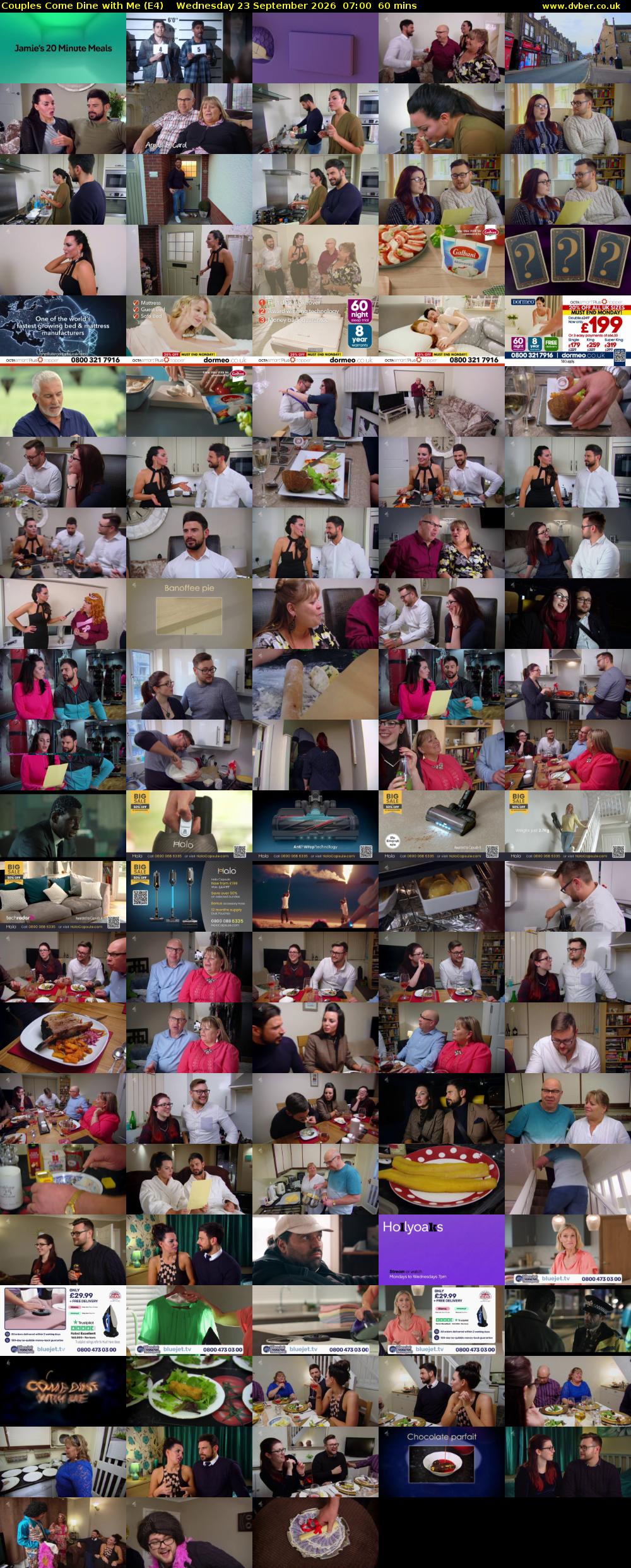 Couples Come Dine with Me (E4) Wednesday 23 September 2026 07:00 - 08:00