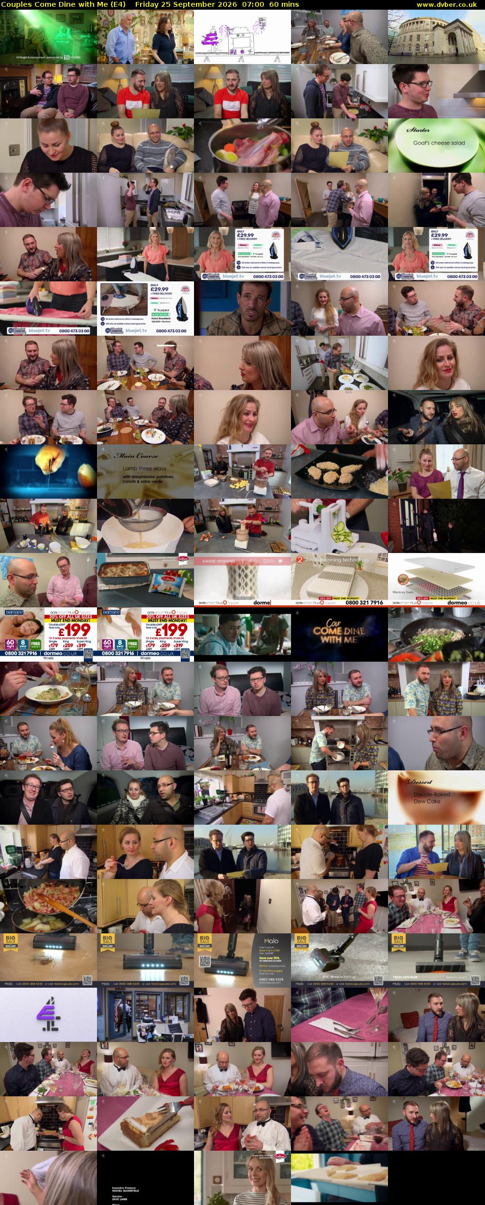 Couples Come Dine with Me (E4) Friday 25 September 2026 07:00 - 08:00