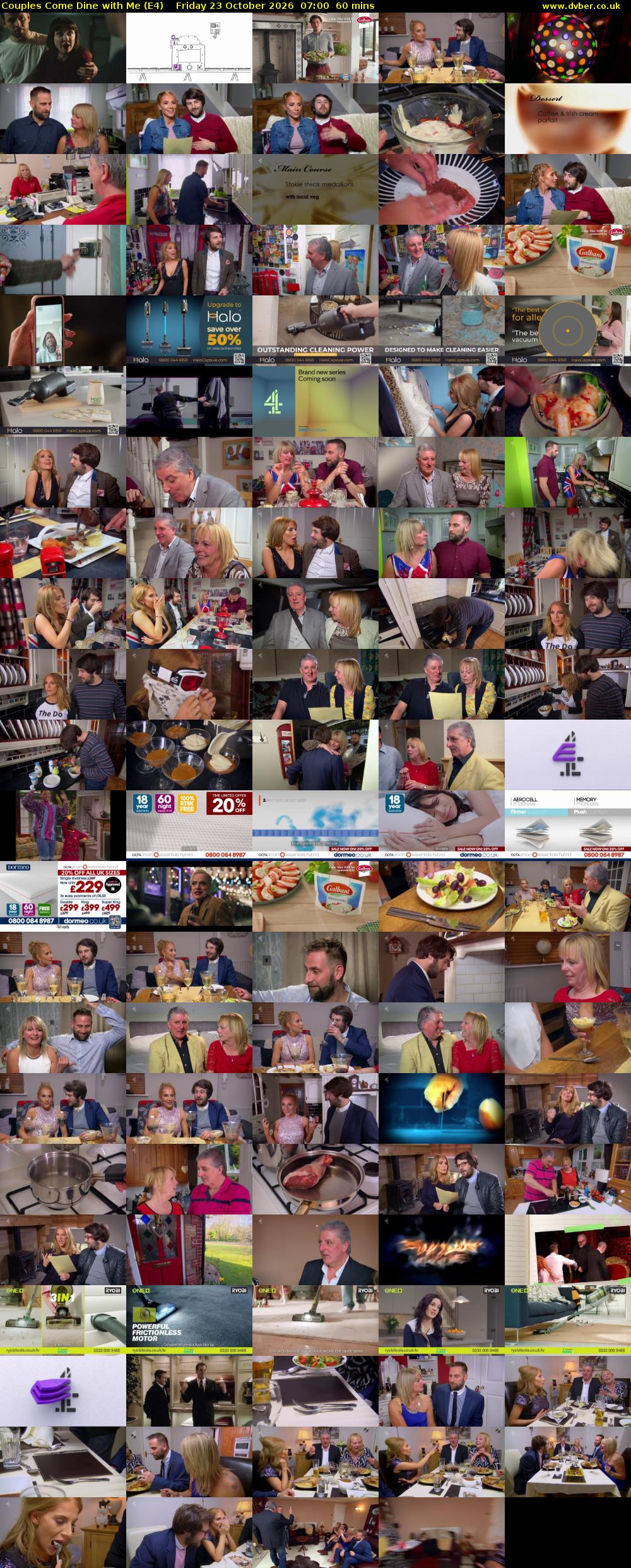 Couples Come Dine with Me (E4) Friday 23 October 2026 07:00 - 08:00