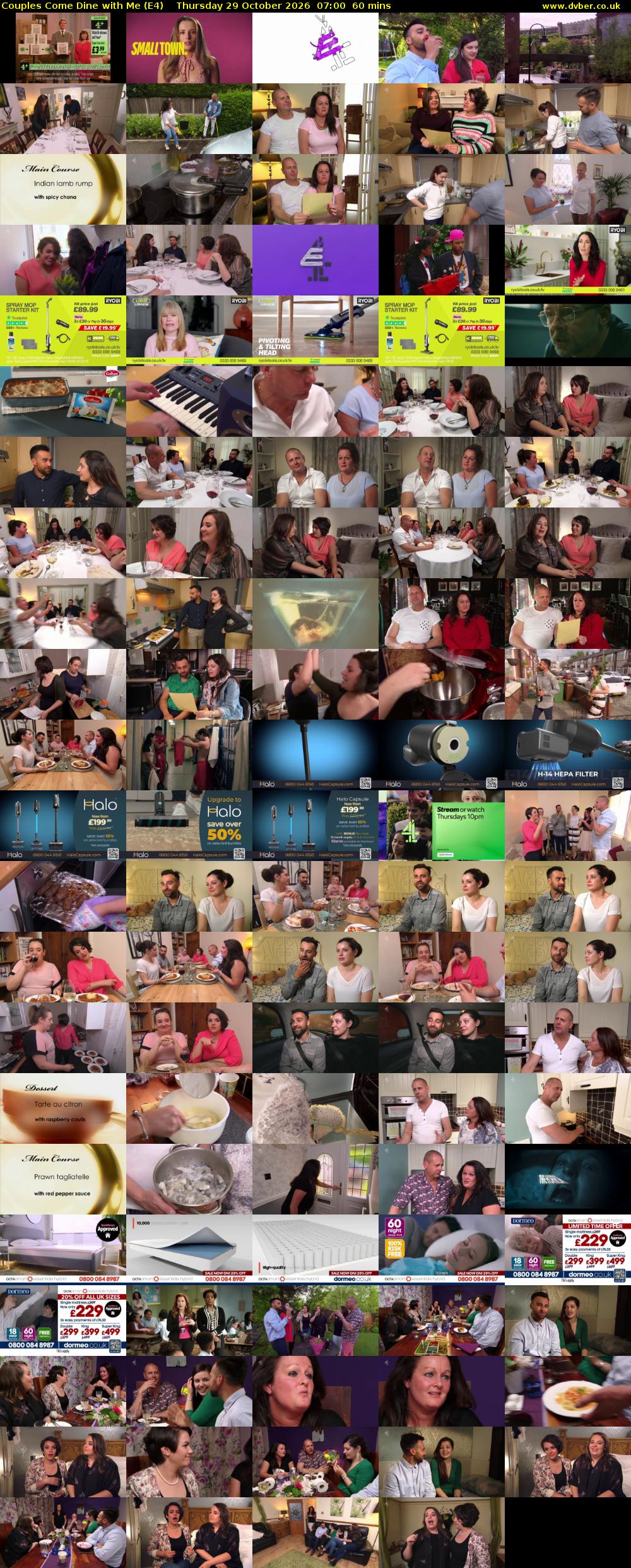 Couples Come Dine with Me (E4) Thursday 29 October 2026 07:00 - 08:00