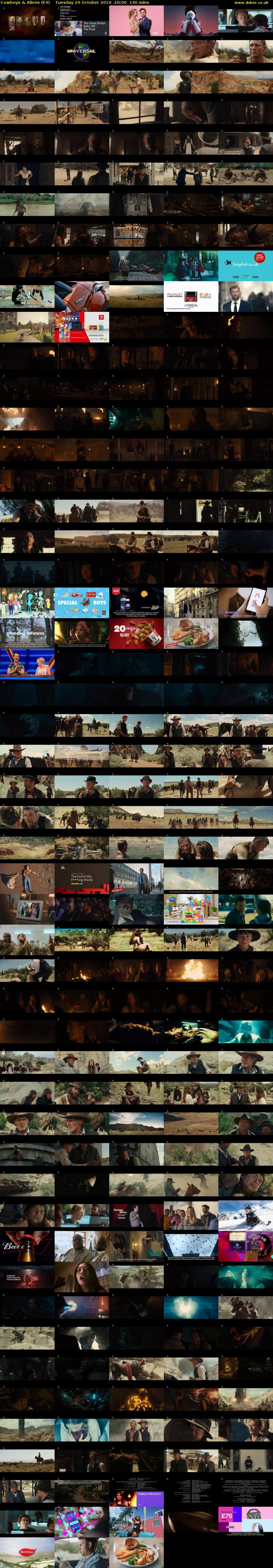 Cowboys & Aliens (E4) Tuesday 29 October 2019 20:00 - 22:20