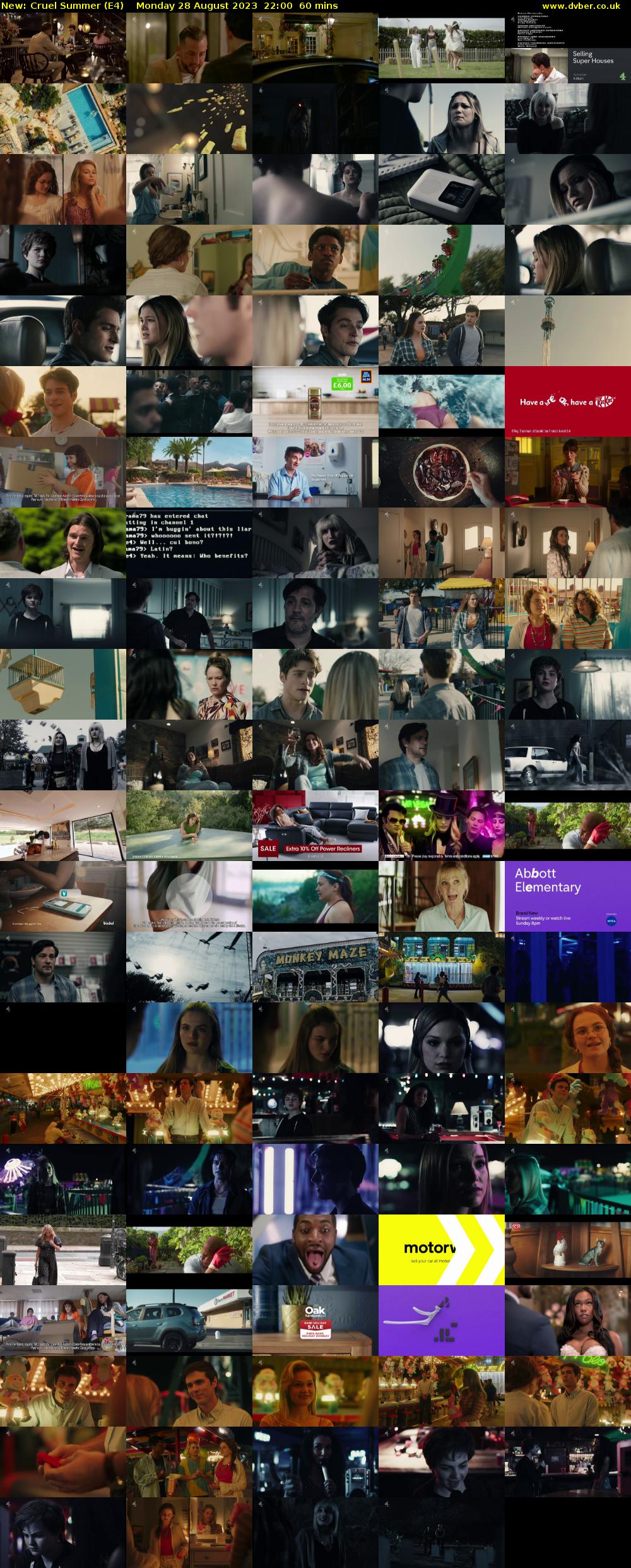 Cruel Summer (E4) Monday 28 August 2023 22:00 - 23:00