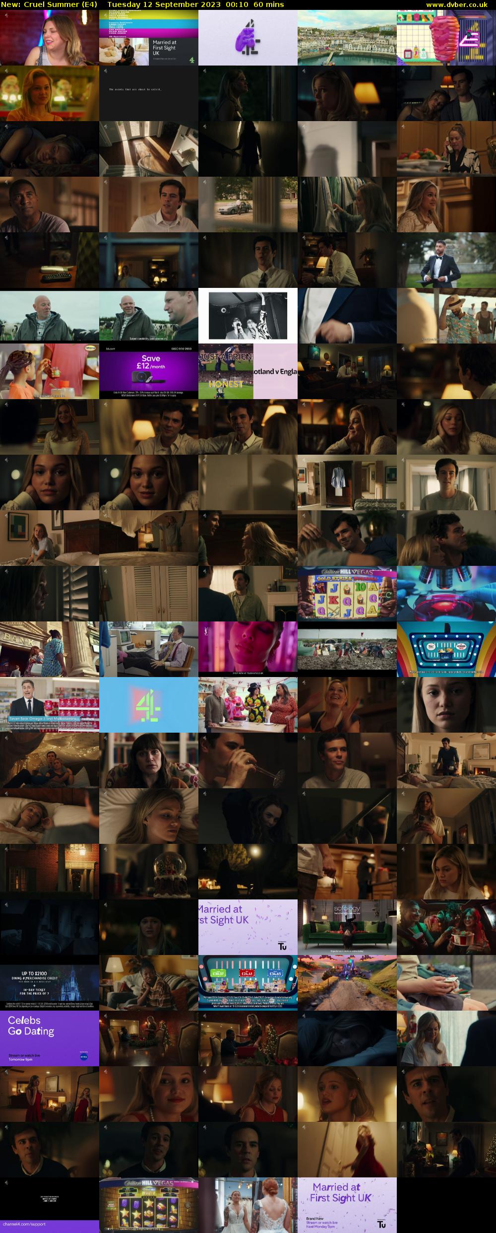 Cruel Summer (E4) Tuesday 12 September 2023 00:10 - 01:10