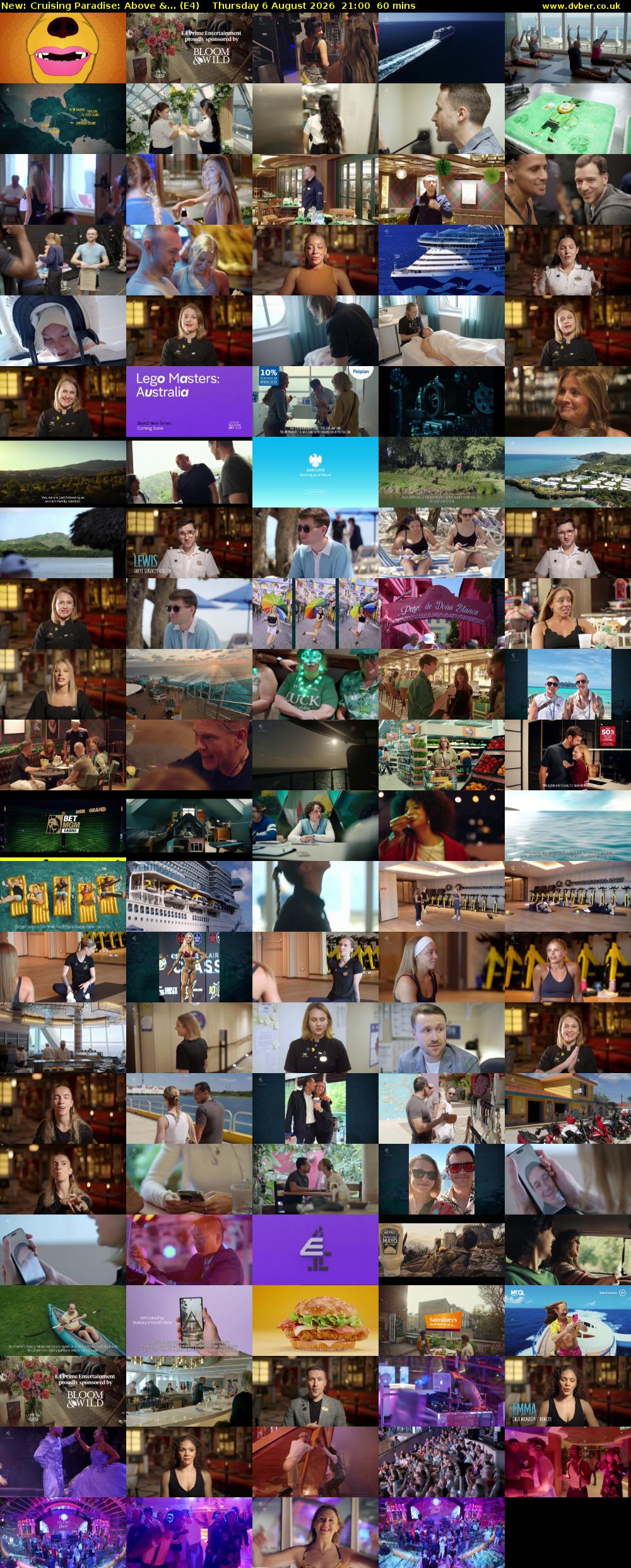 Cruising Paradise: Above &... (E4) Thursday 6 August 2026 21:00 - 22:00