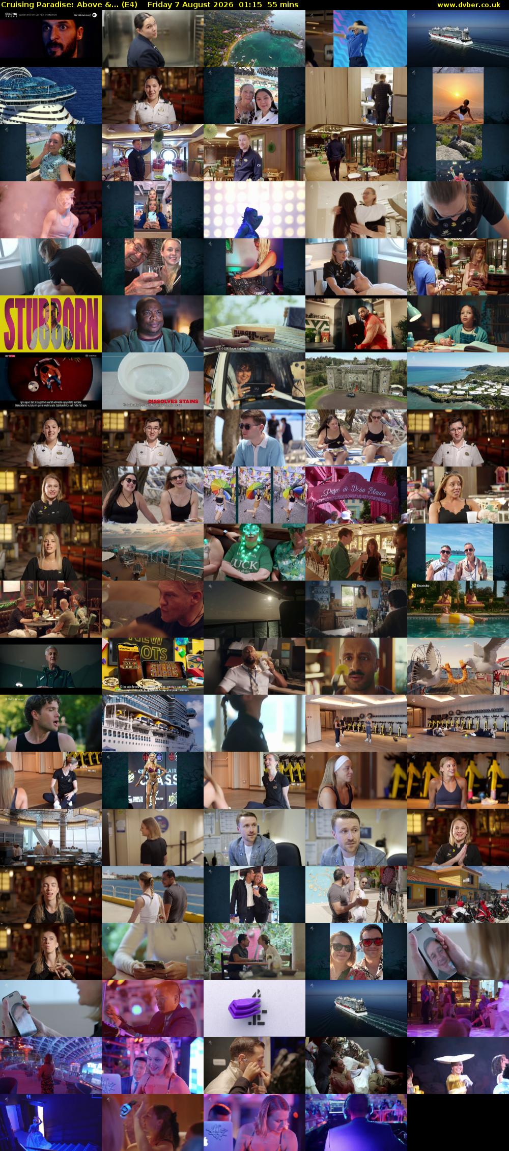 Cruising Paradise: Above &... (E4) Friday 7 August 2026 01:15 - 02:10