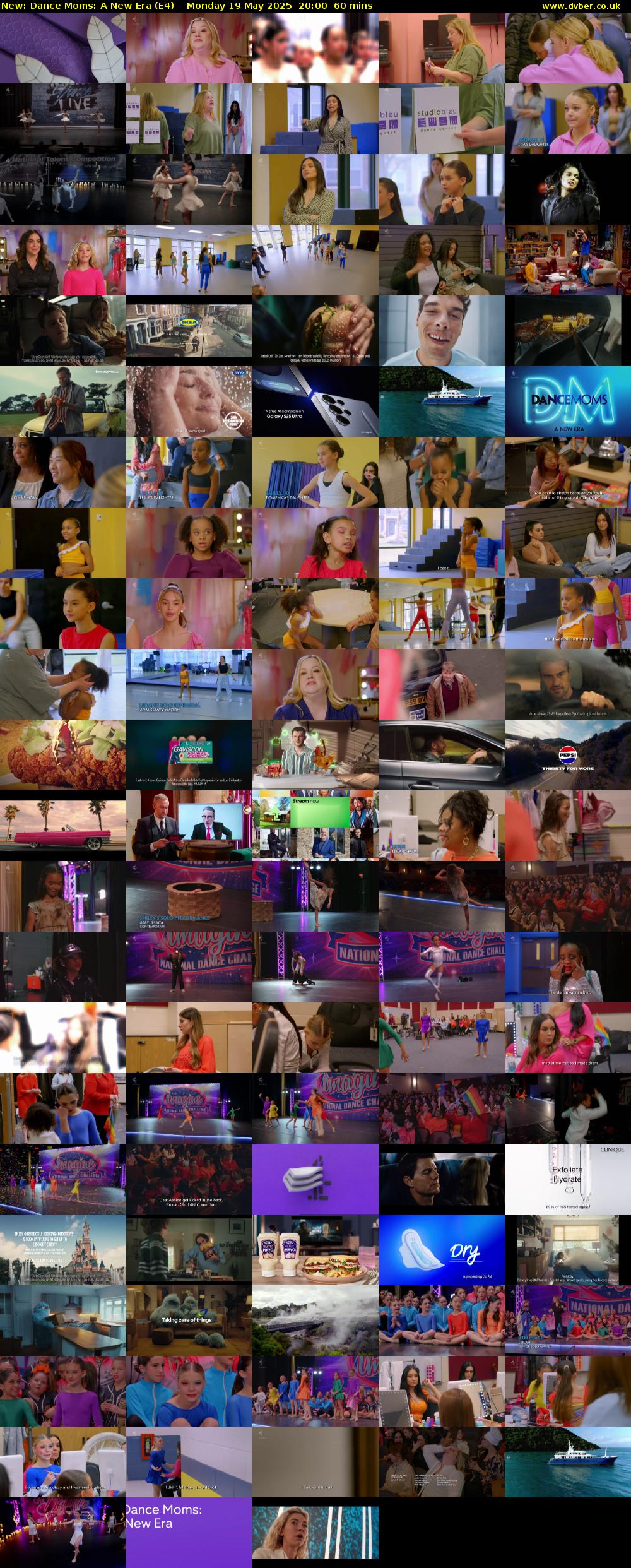 Dance Moms: A New Era (E4) Monday 19 May 2025 20:00 - 21:00