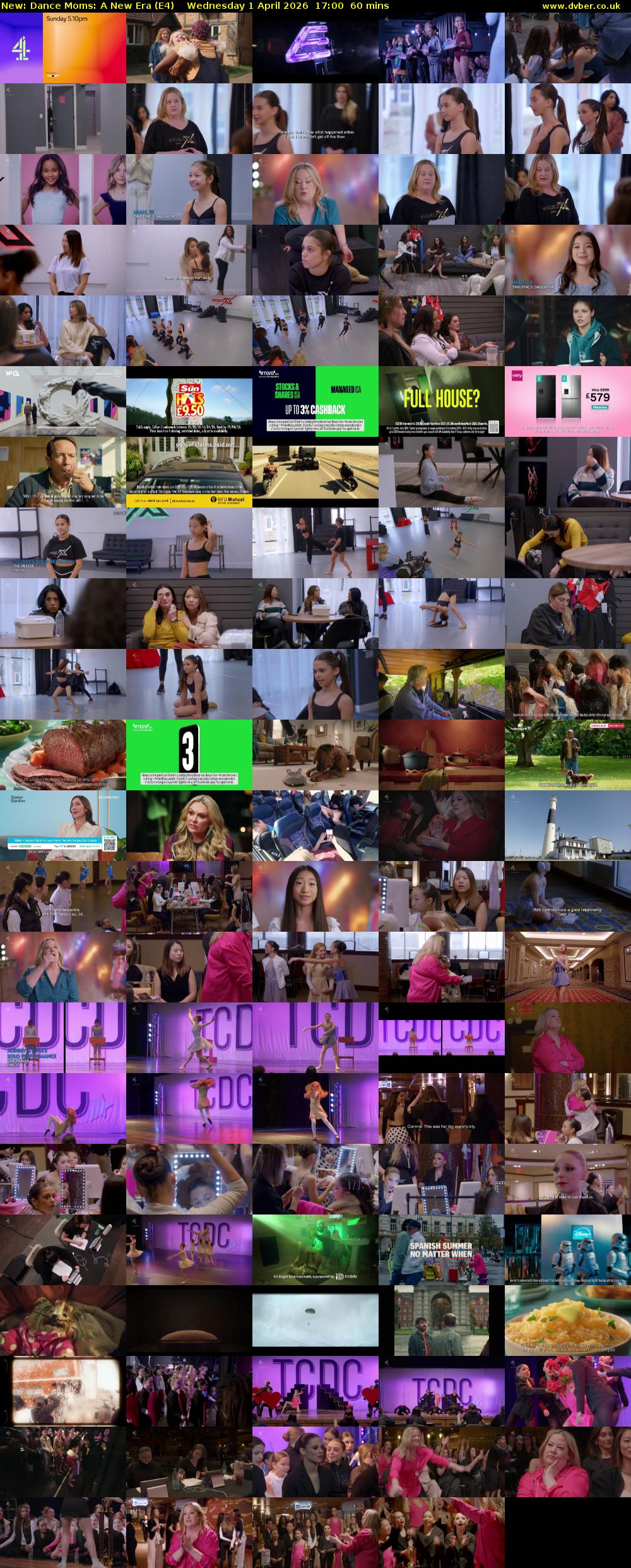 Dance Moms: A New Era (E4) Wednesday 1 April 2026 17:00 - 18:00