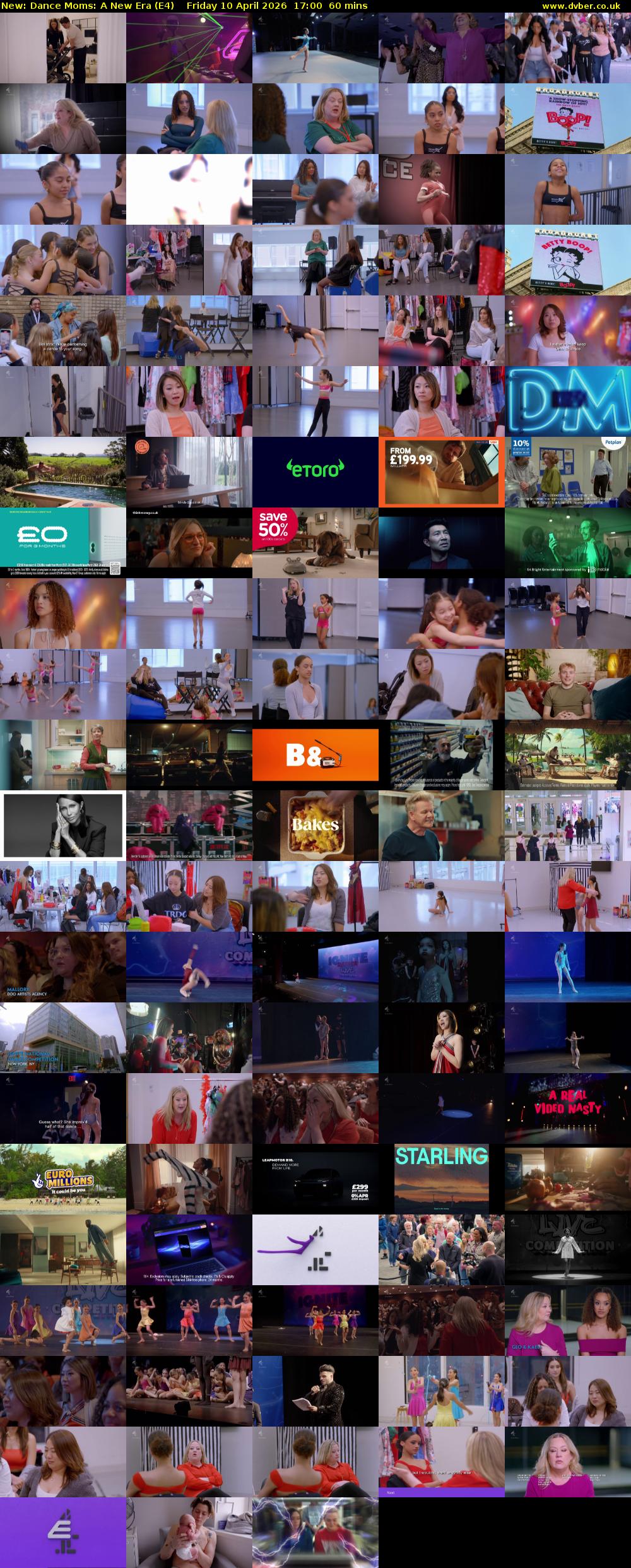 Dance Moms: A New Era (E4) Friday 10 April 2026 17:00 - 18:00