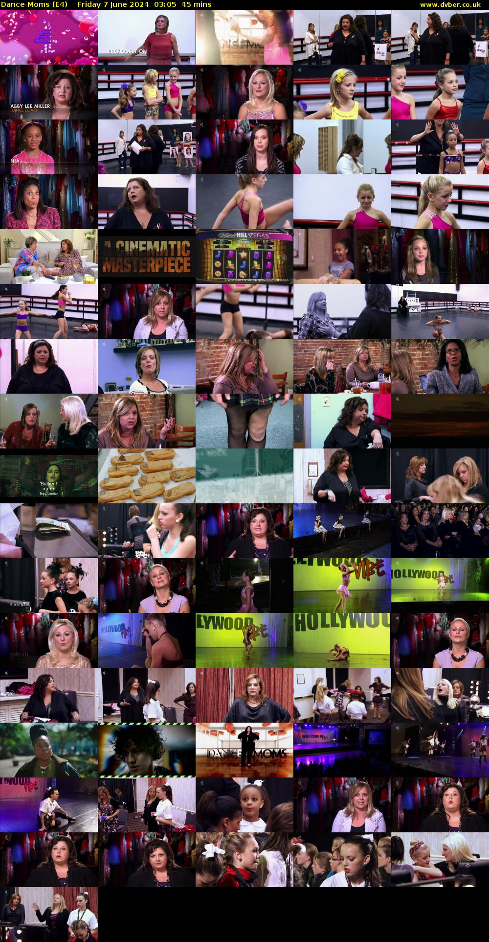 Dance Moms (E4) Friday 7 June 2024 03:05 - 03:50