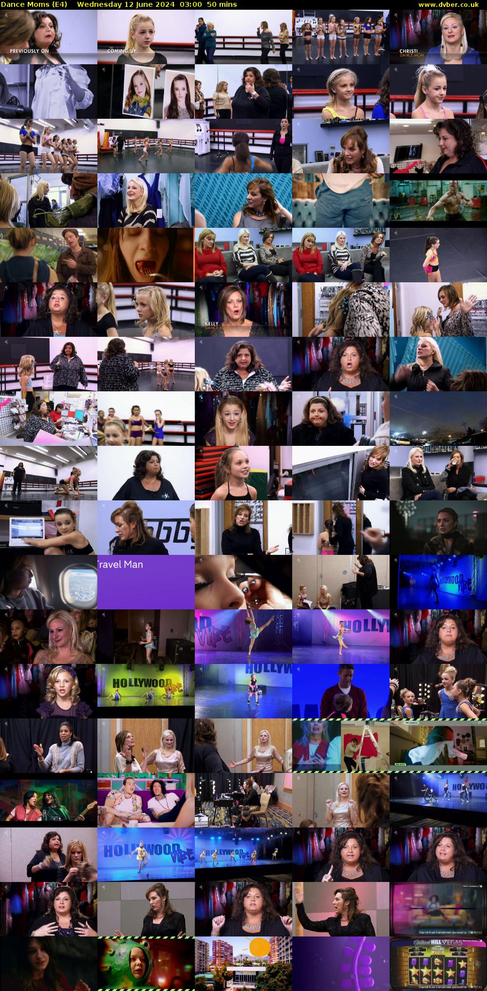 Dance Moms (E4) Wednesday 12 June 2024 03:00 - 03:50
