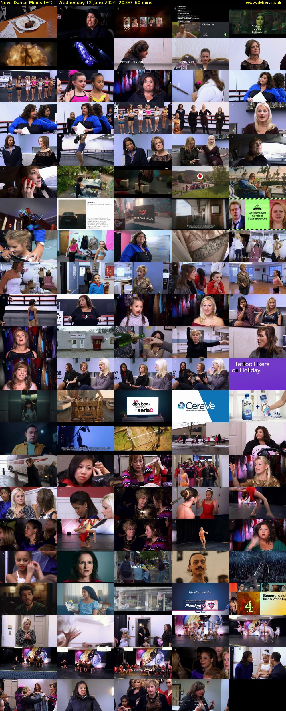 Dance Moms (E4) Wednesday 12 June 2024 20:00 - 21:00