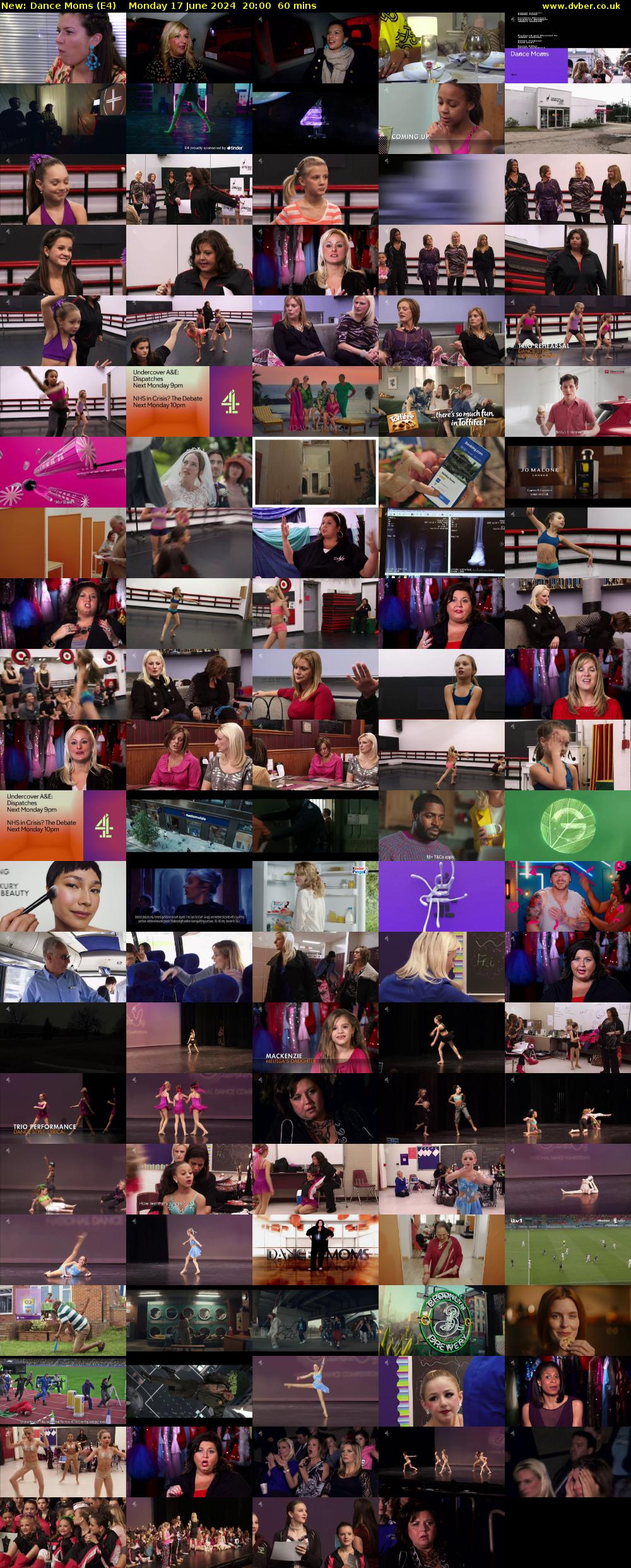 Dance Moms (E4) Monday 17 June 2024 20:00 - 21:00