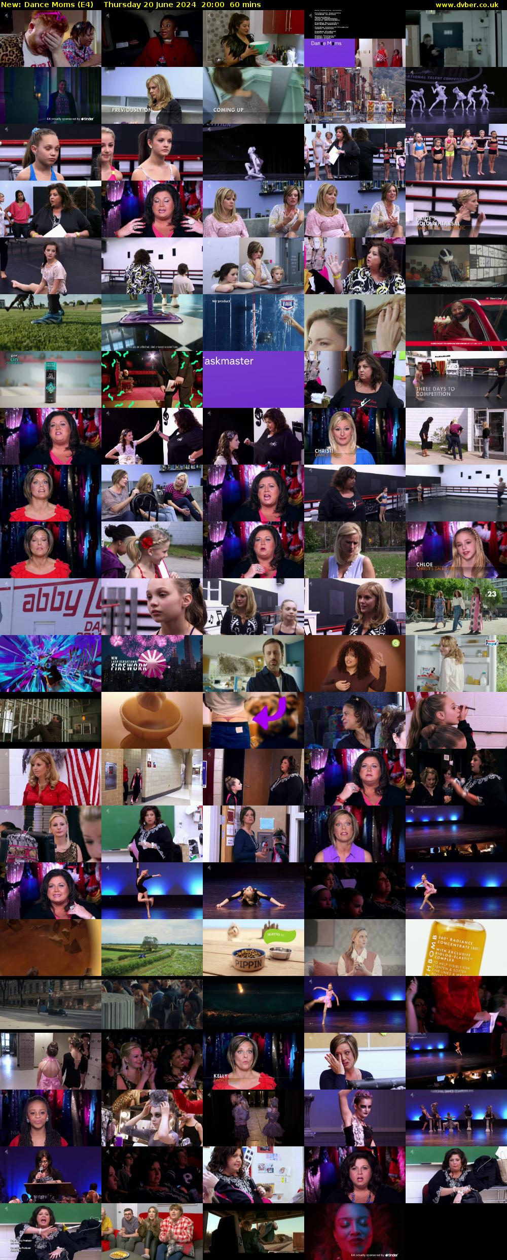 Dance Moms (E4) Thursday 20 June 2024 20:00 - 21:00