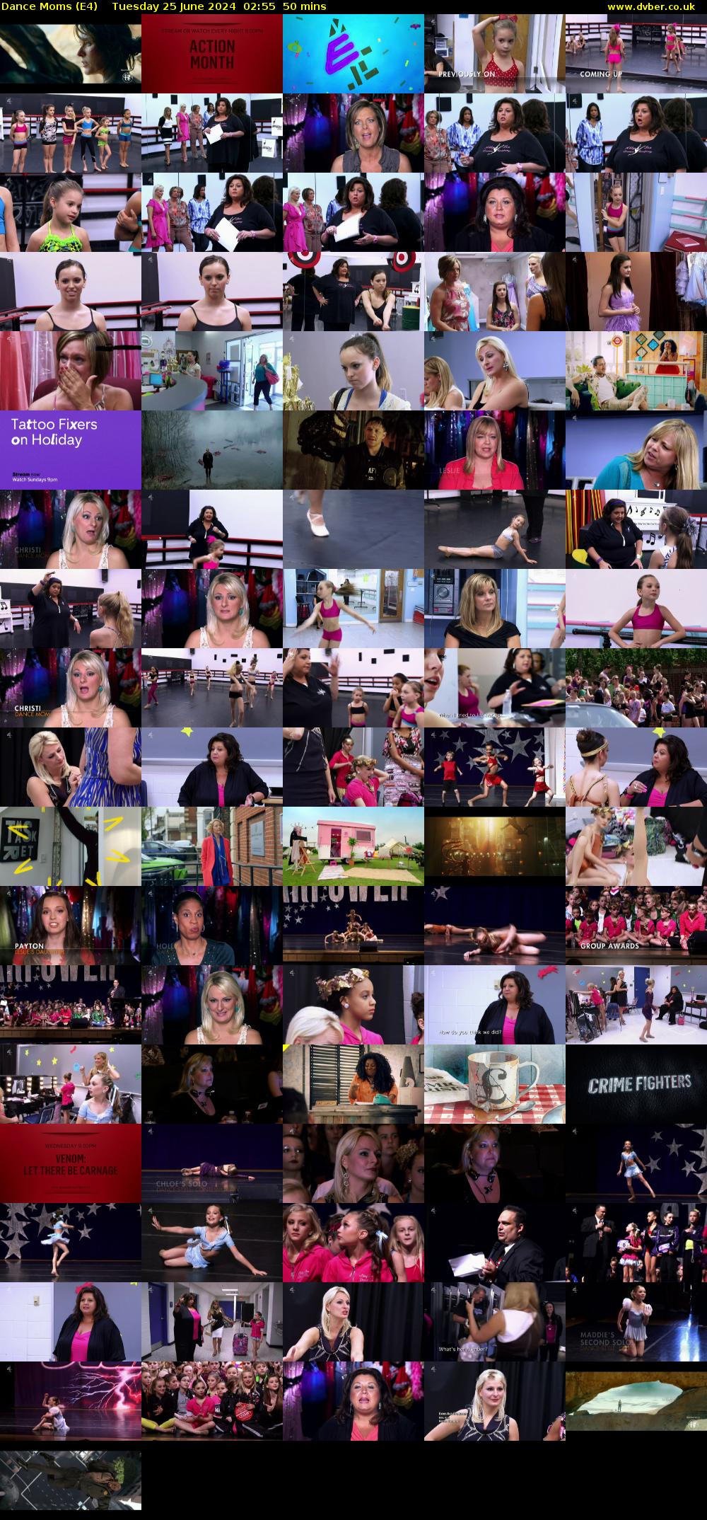 Dance Moms (E4) Tuesday 25 June 2024 02:55 - 03:45