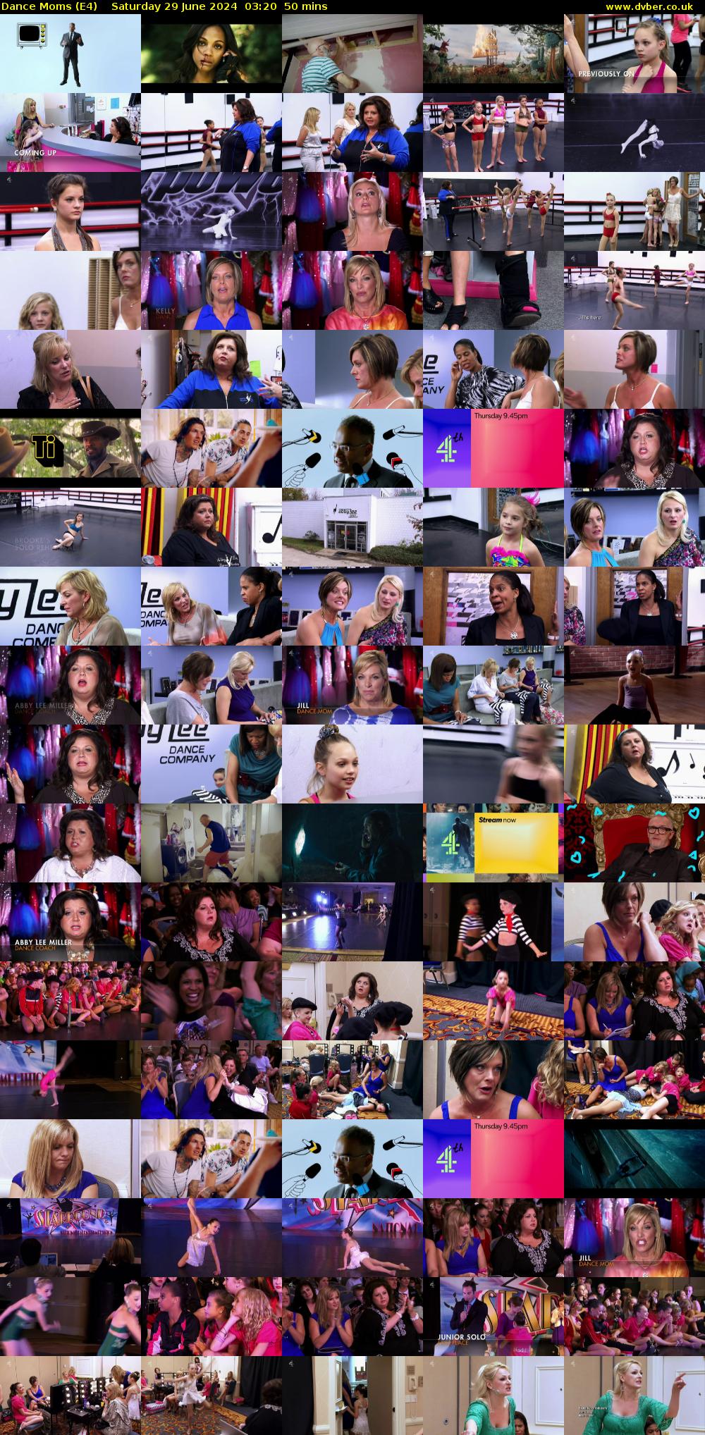 Dance Moms (E4) Saturday 29 June 2024 03:20 - 04:10