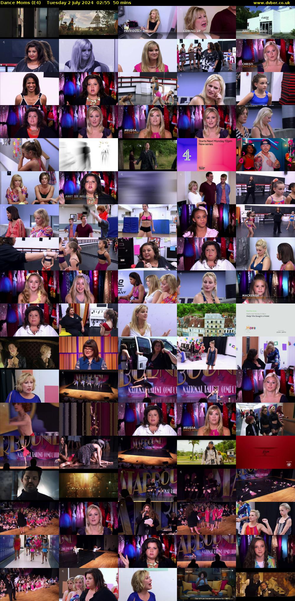 Dance Moms (E4) Tuesday 2 July 2024 02:55 - 03:45