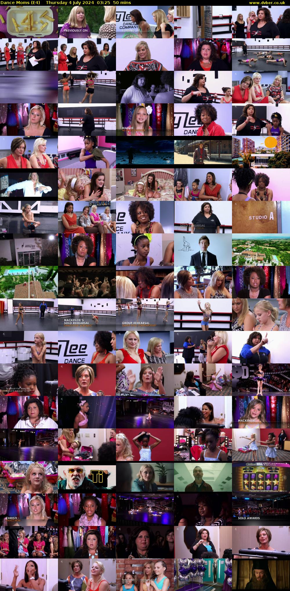 Dance Moms (E4) Thursday 4 July 2024 03:25 - 04:15