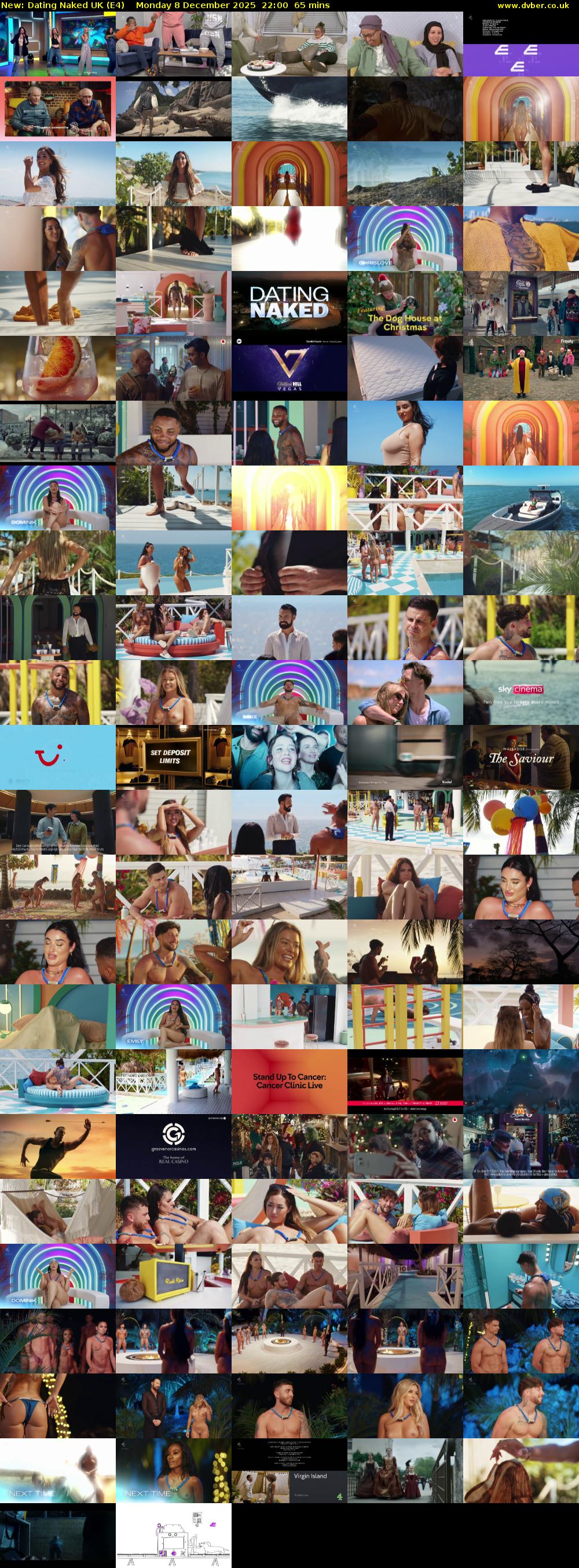 Dating Naked UK (E4) Monday 8 December 2025 22:00 - 23:05