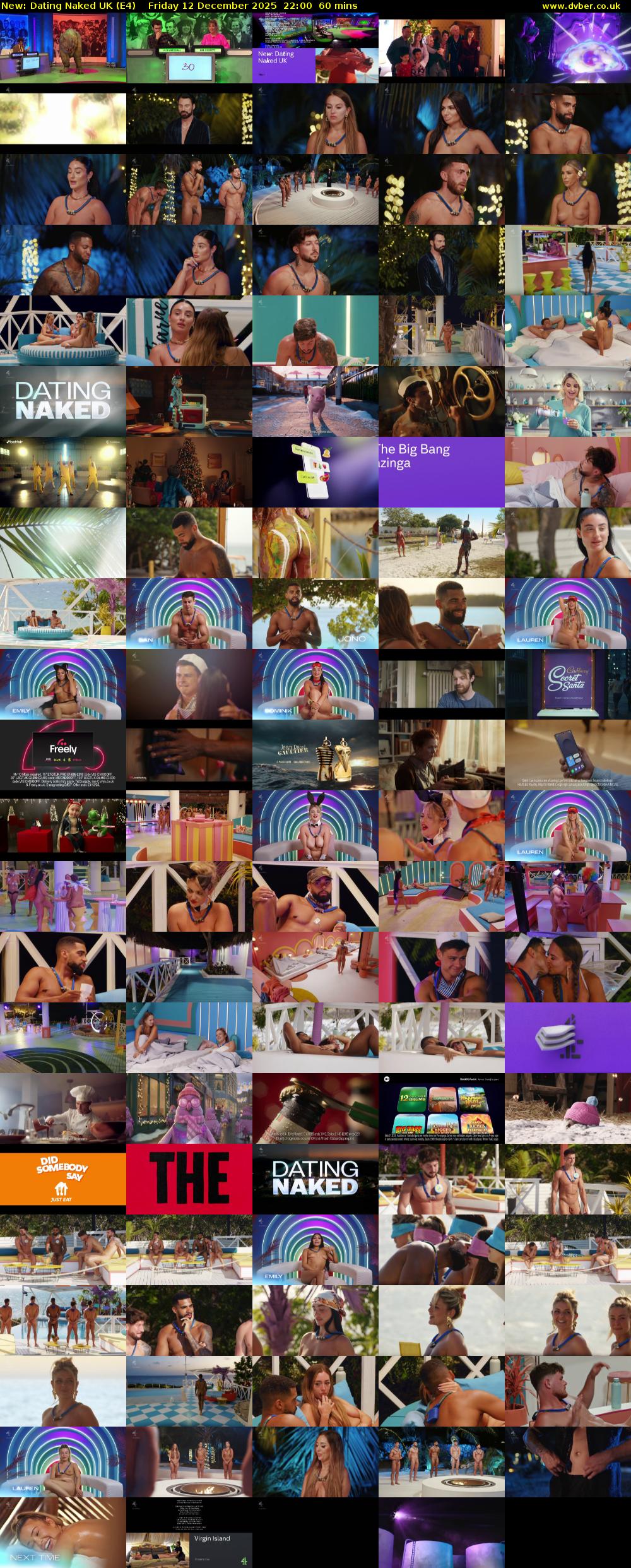 Dating Naked UK (E4) Friday 12 December 2025 22:00 - 23:00