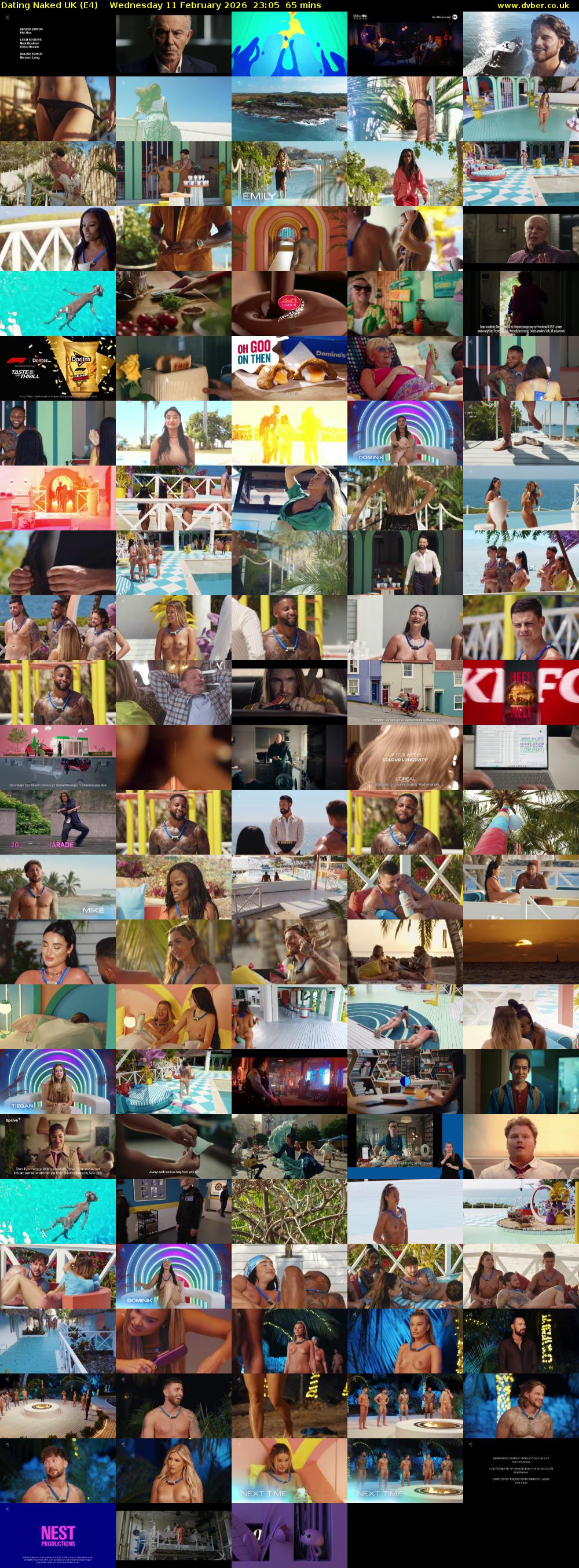 Dating Naked UK (E4) Wednesday 11 February 2026 23:05 - 00:10