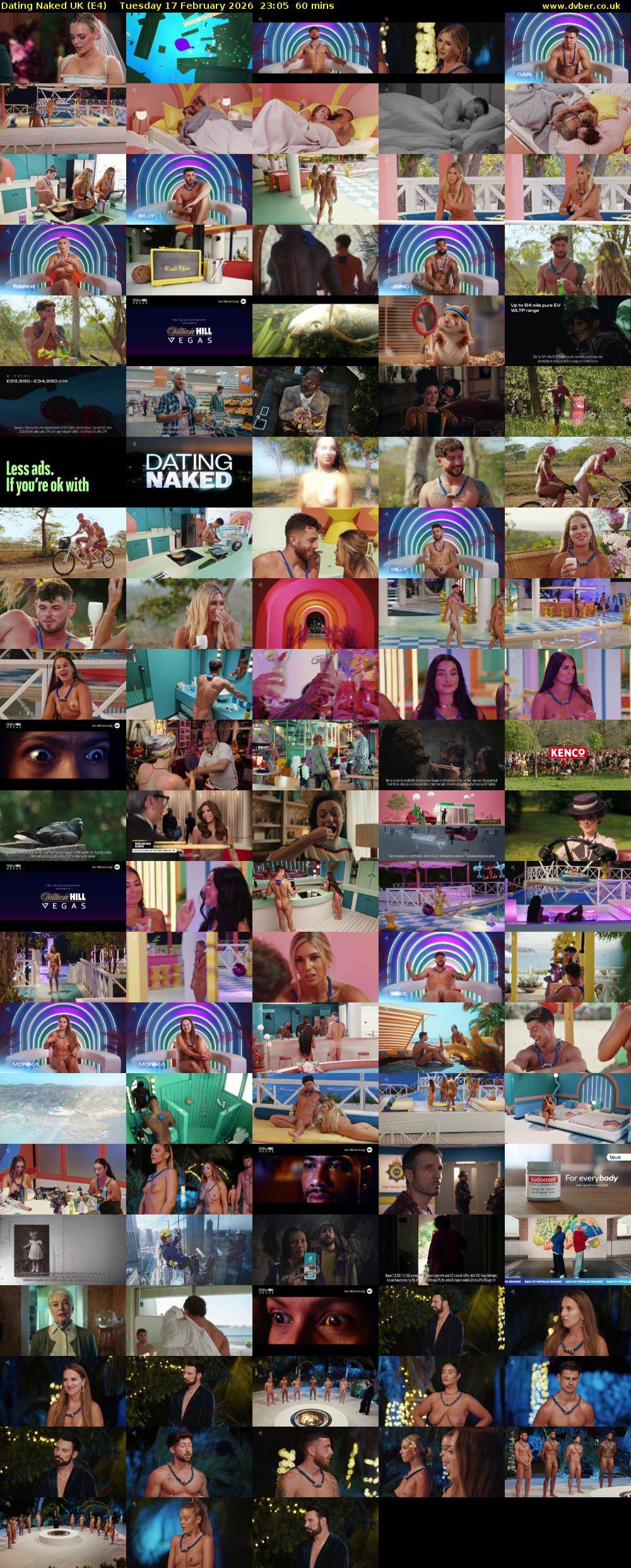 Dating Naked UK (E4) Tuesday 17 February 2026 23:05 - 00:05