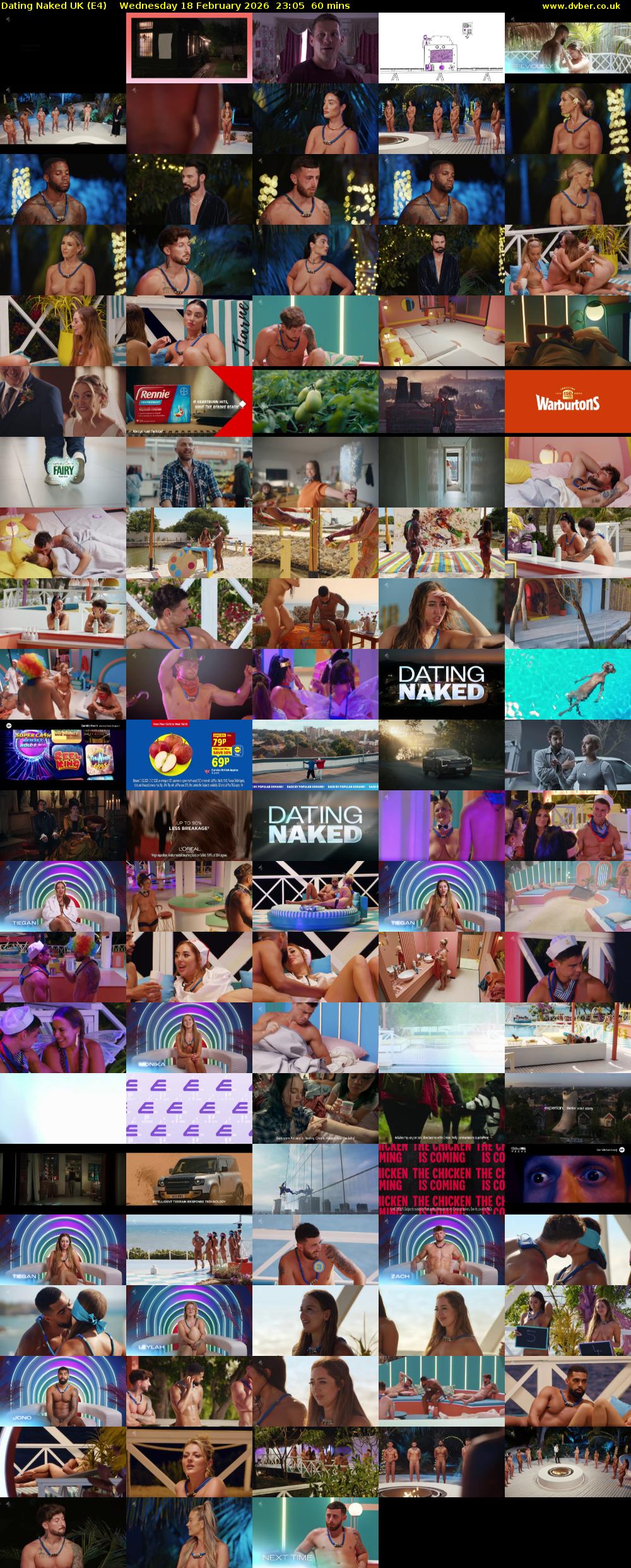 Dating Naked UK (E4) Wednesday 18 February 2026 23:05 - 00:05