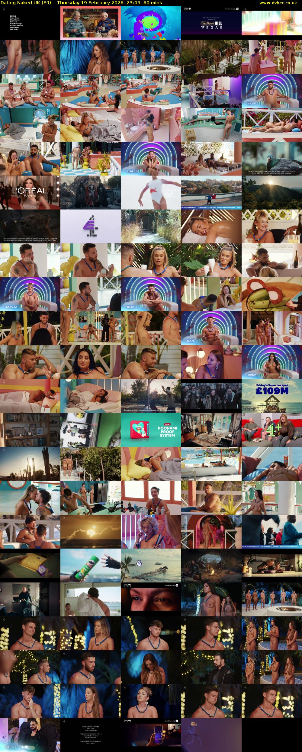 Dating Naked UK (E4) Thursday 19 February 2026 23:05 - 00:05