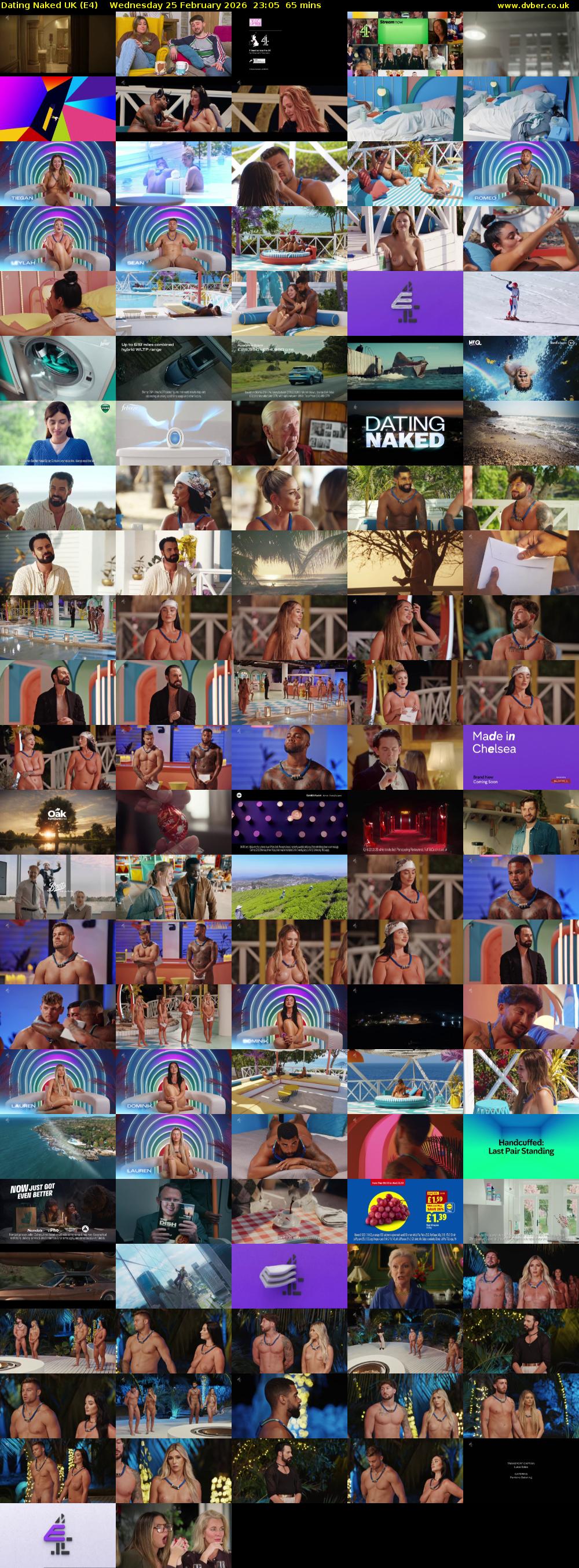 Dating Naked UK (E4) Wednesday 25 February 2026 23:05 - 00:10