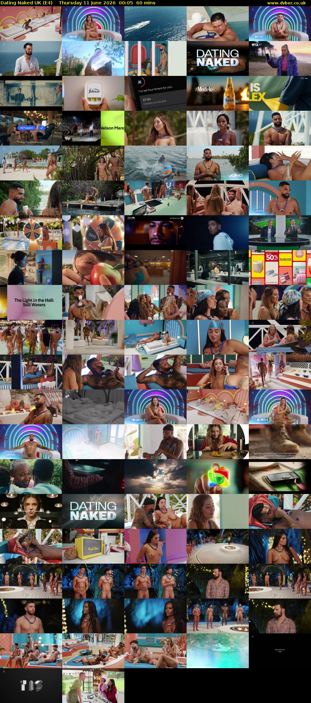 Dating Naked UK (E4) Thursday 11 June 2026 00:05 - 01:05