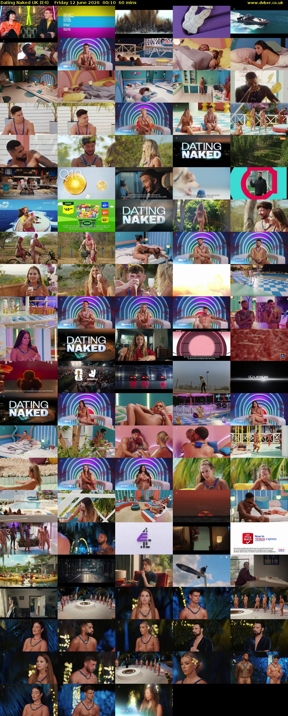 Dating Naked UK (E4) Friday 12 June 2026 00:10 - 01:10