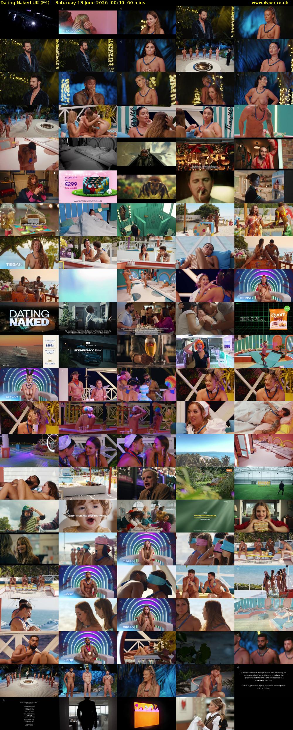 Dating Naked UK (E4) Saturday 13 June 2026 00:40 - 01:40