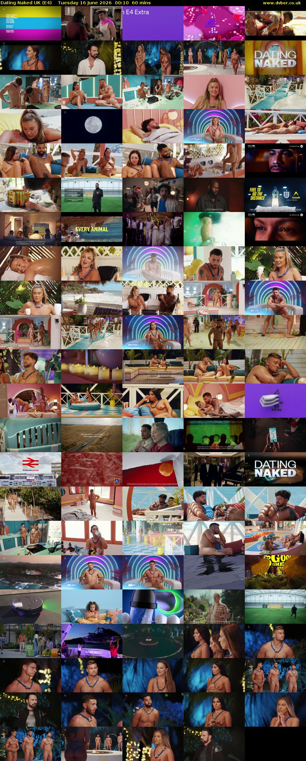 Dating Naked UK (E4) Tuesday 16 June 2026 00:10 - 01:10