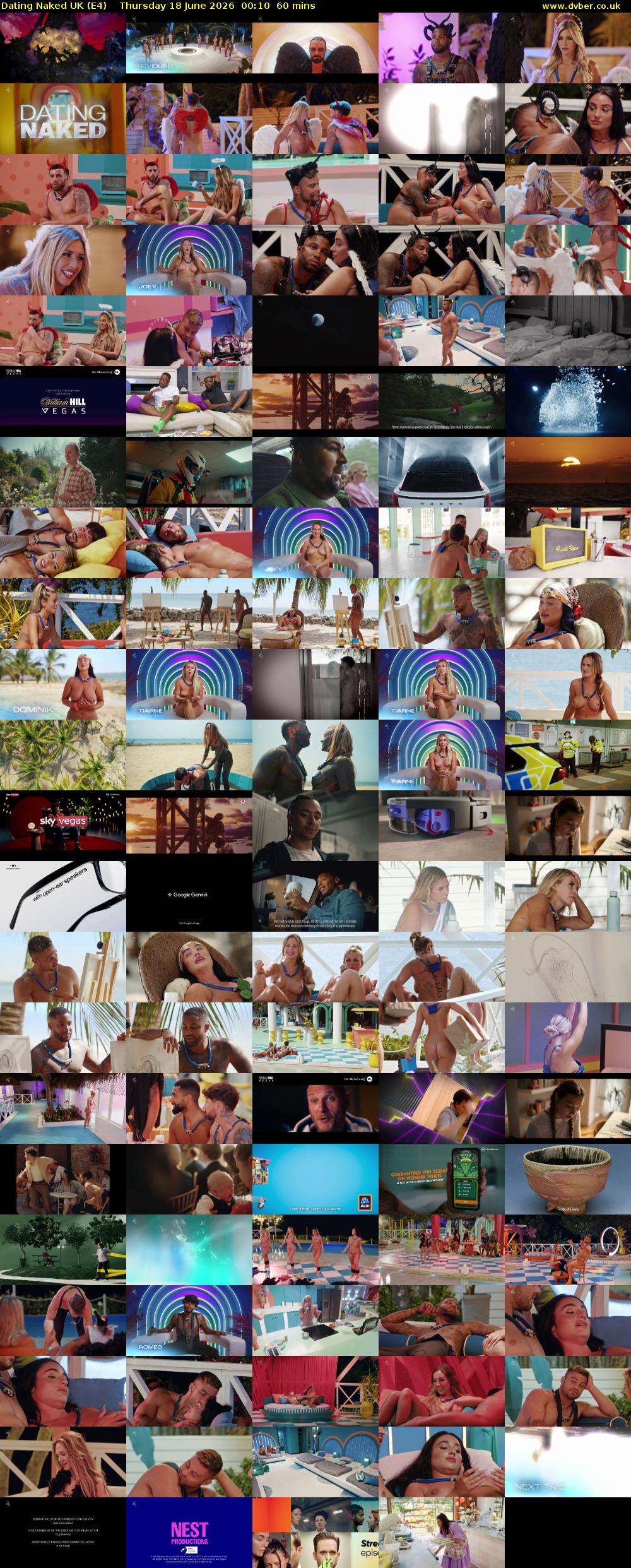 Dating Naked UK (E4) Thursday 18 June 2026 00:10 - 01:10
