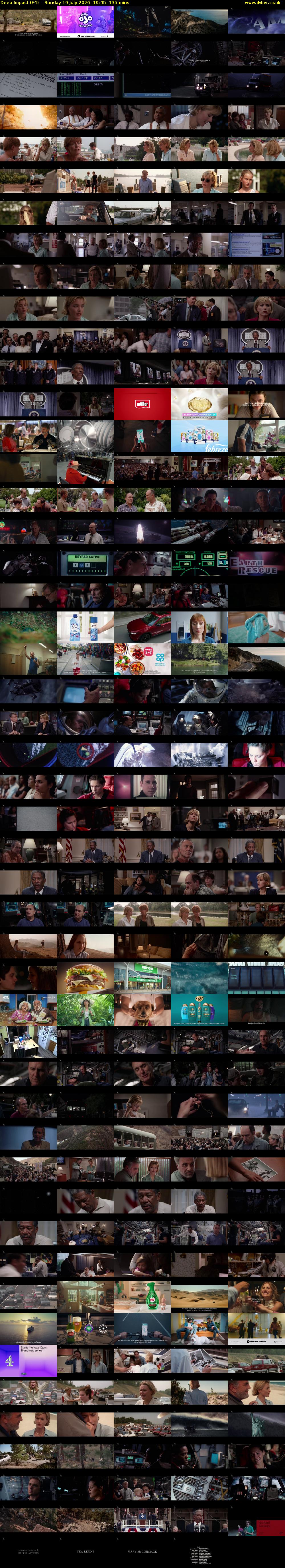 Deep Impact (E4) Sunday 19 July 2026 19:45 - 22:00
