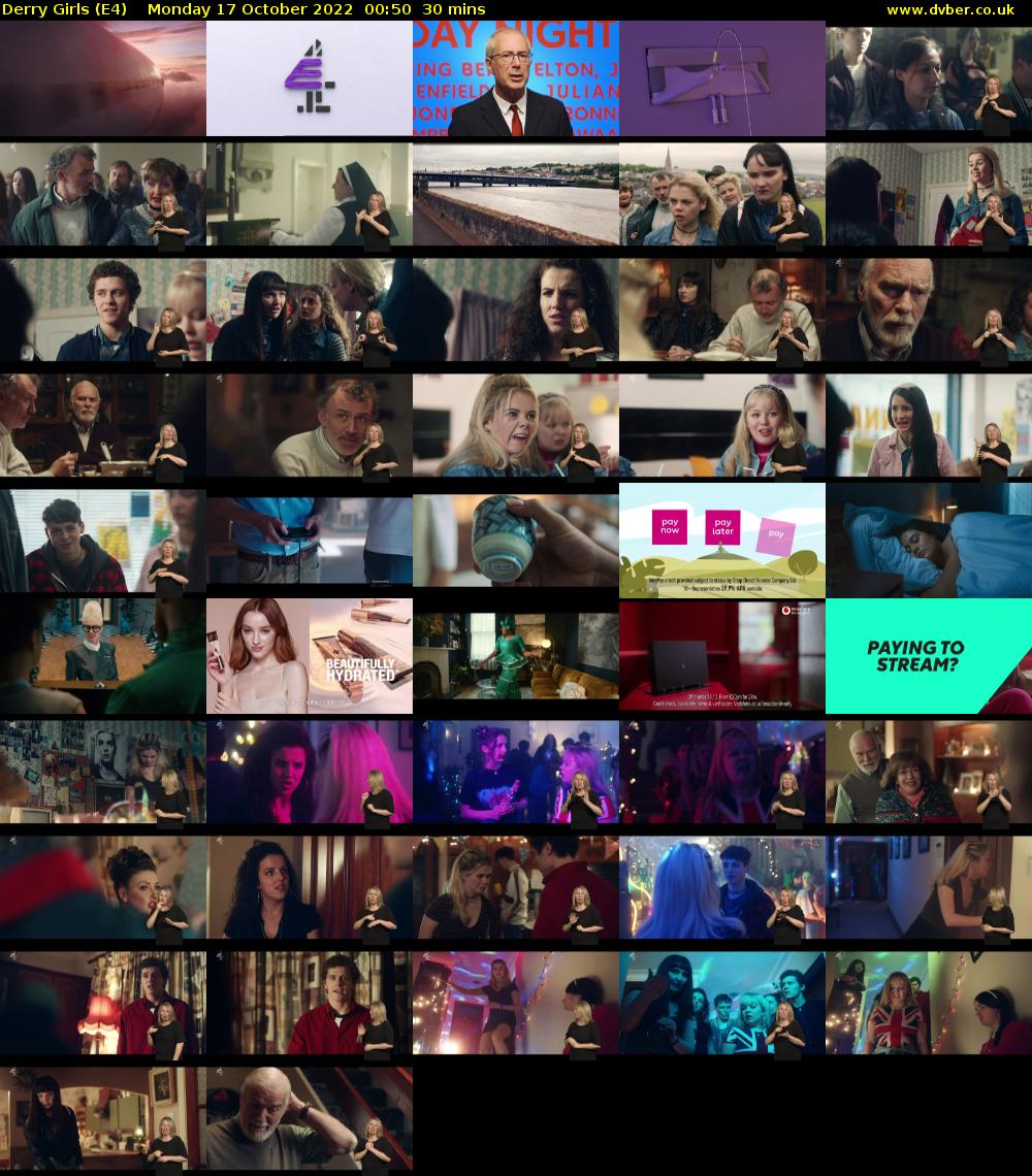Derry Girls (E4) Monday 17 October 2022 00:50 - 01:20