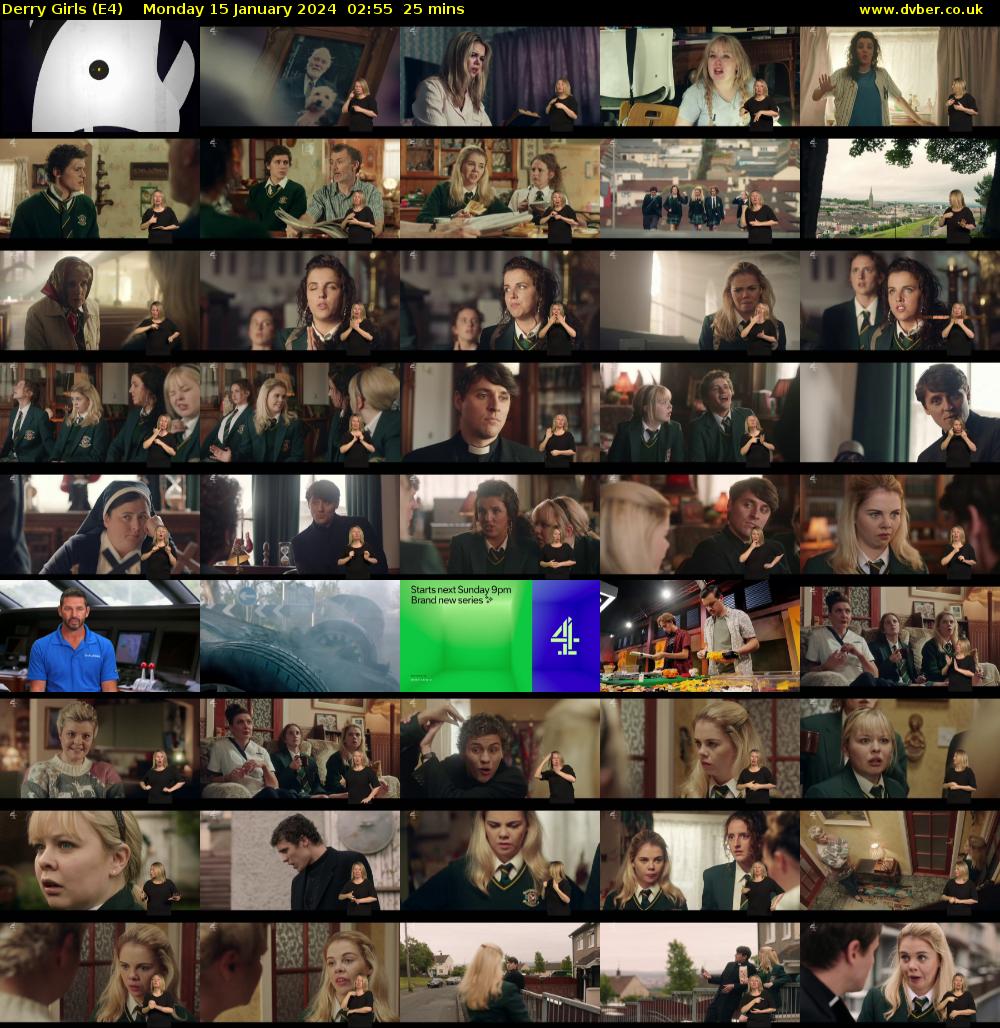 Derry Girls (E4) Monday 15 January 2024 02:55 - 03:20