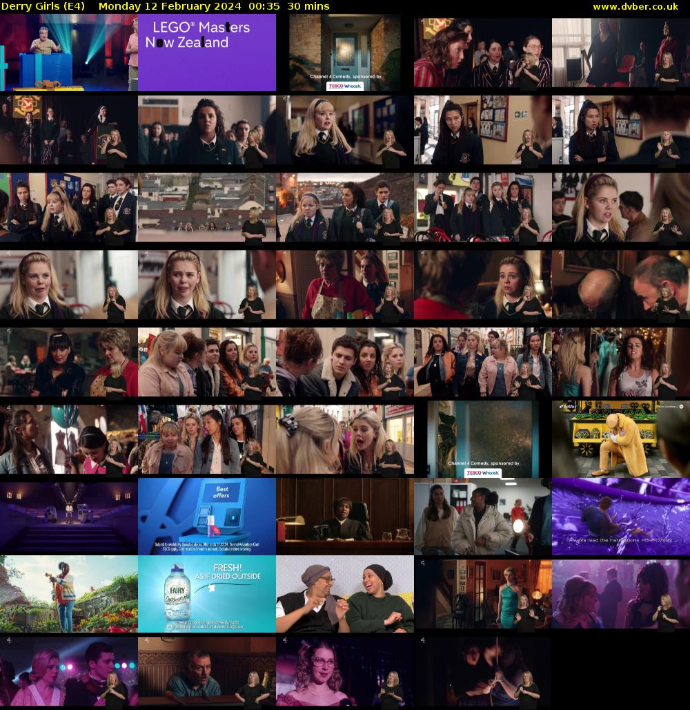 Derry Girls (E4) Monday 12 February 2024 00:35 - 01:05
