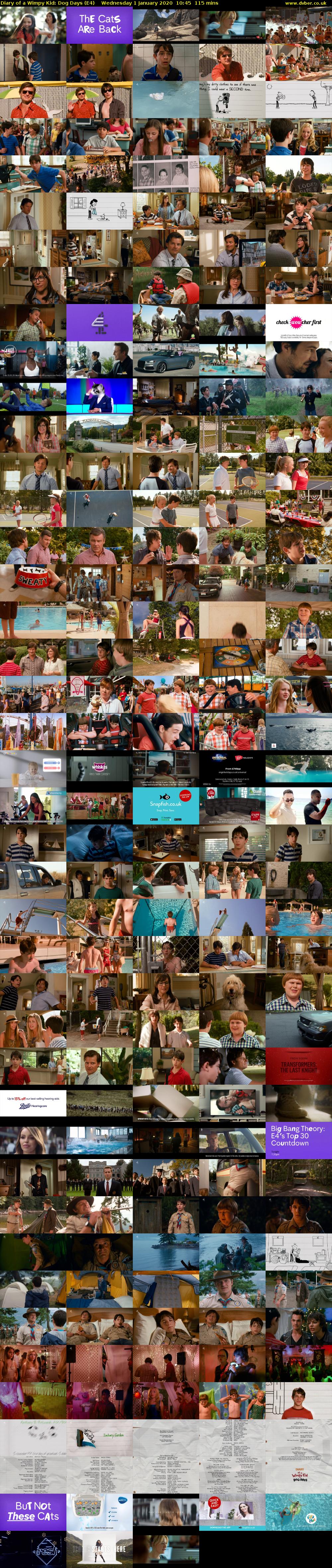 Diary of a Wimpy Kid: Dog Days (E4) Wednesday 1 January 2020 10:45 - 12:40