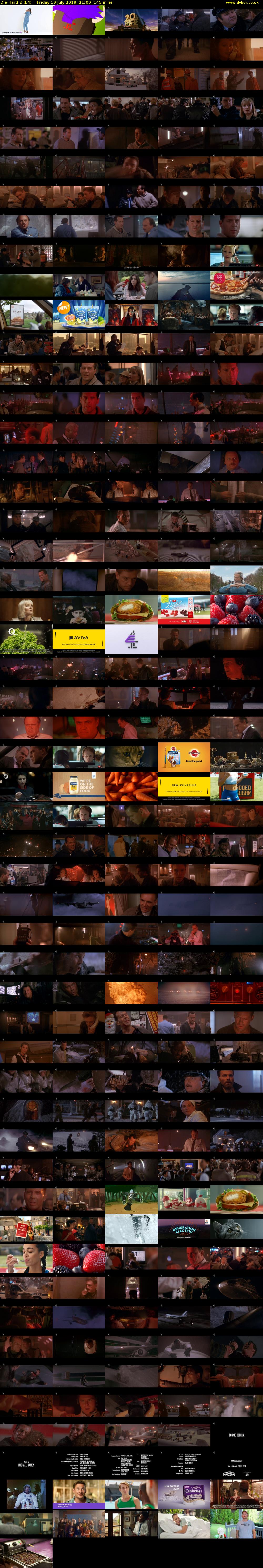 Die Hard 2 (E4) Friday 19 July 2019 21:00 - 23:25