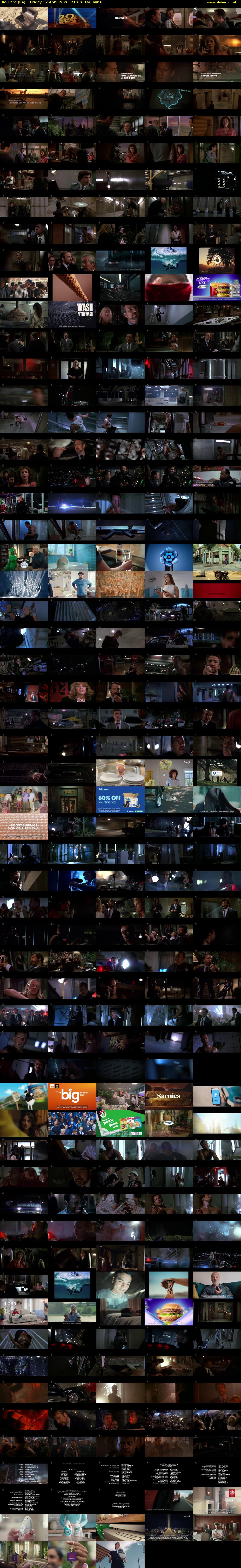 Die Hard (E4) Friday 17 April 2026 21:00 - 23:40