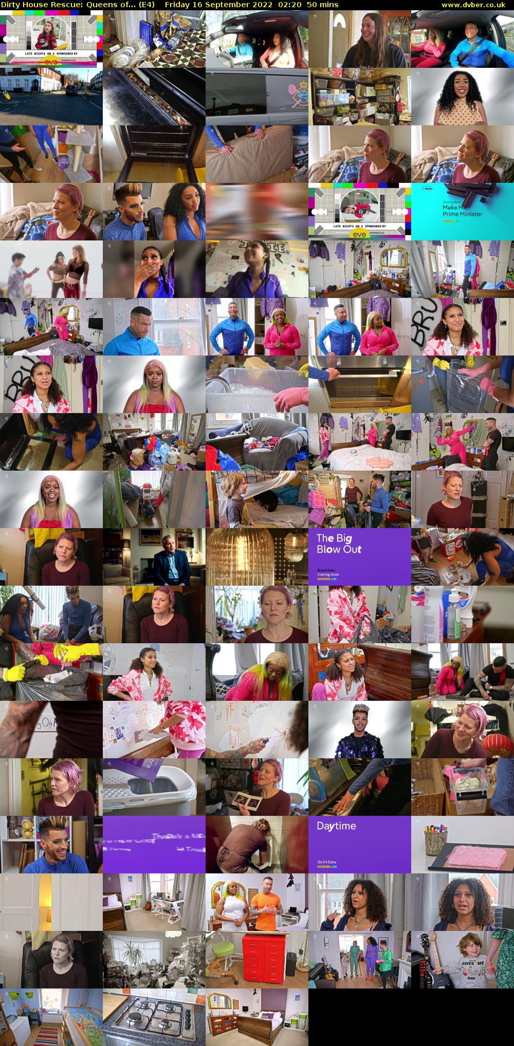 Dirty House Rescue: Queens of... (E4) Friday 16 September 2022 02:20 - 03:10