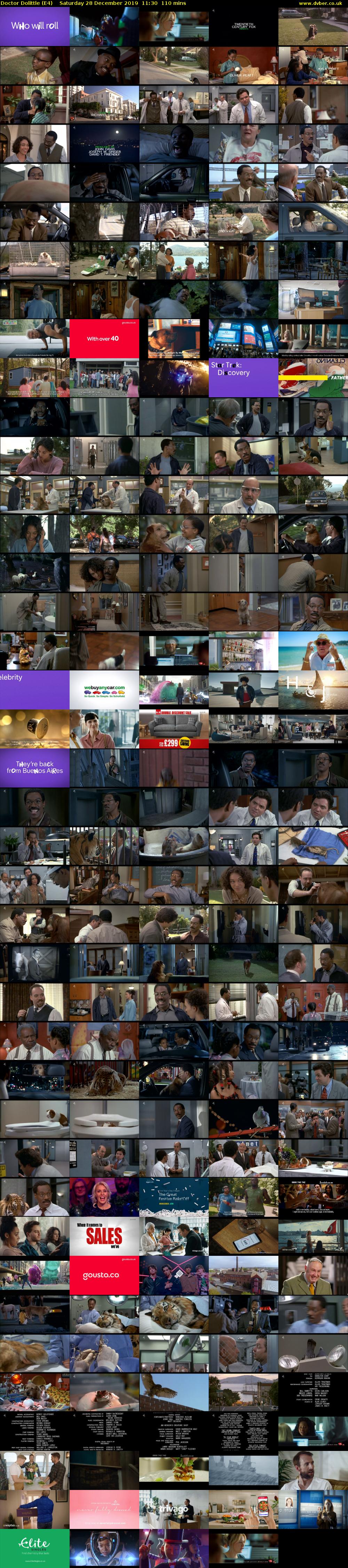 Doctor Dolittle (E4) Saturday 28 December 2019 11:30 - 13:20