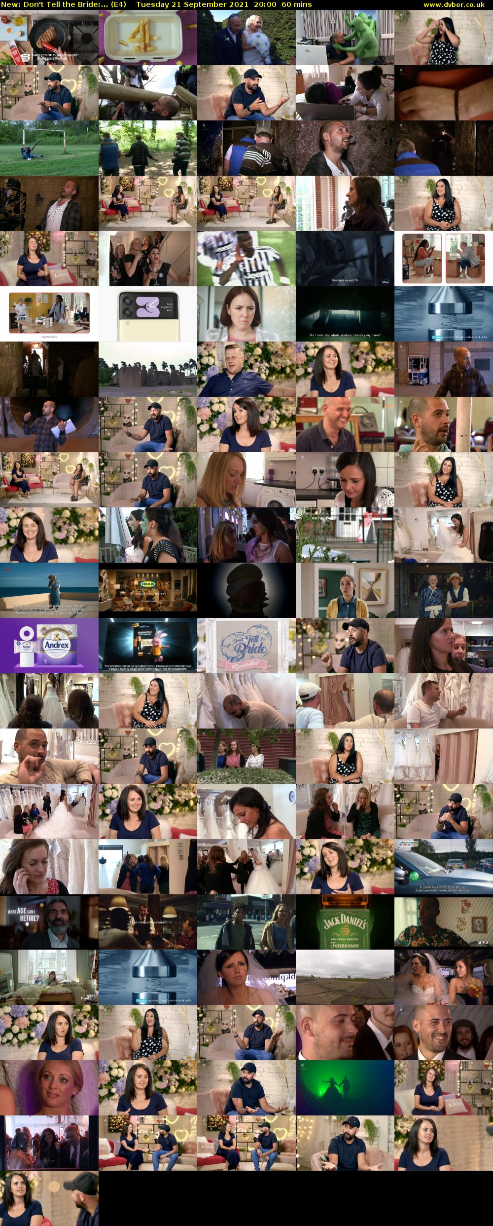 Don't Tell the Bride:... (E4) Tuesday 21 September 2021 20:00 - 21:00
