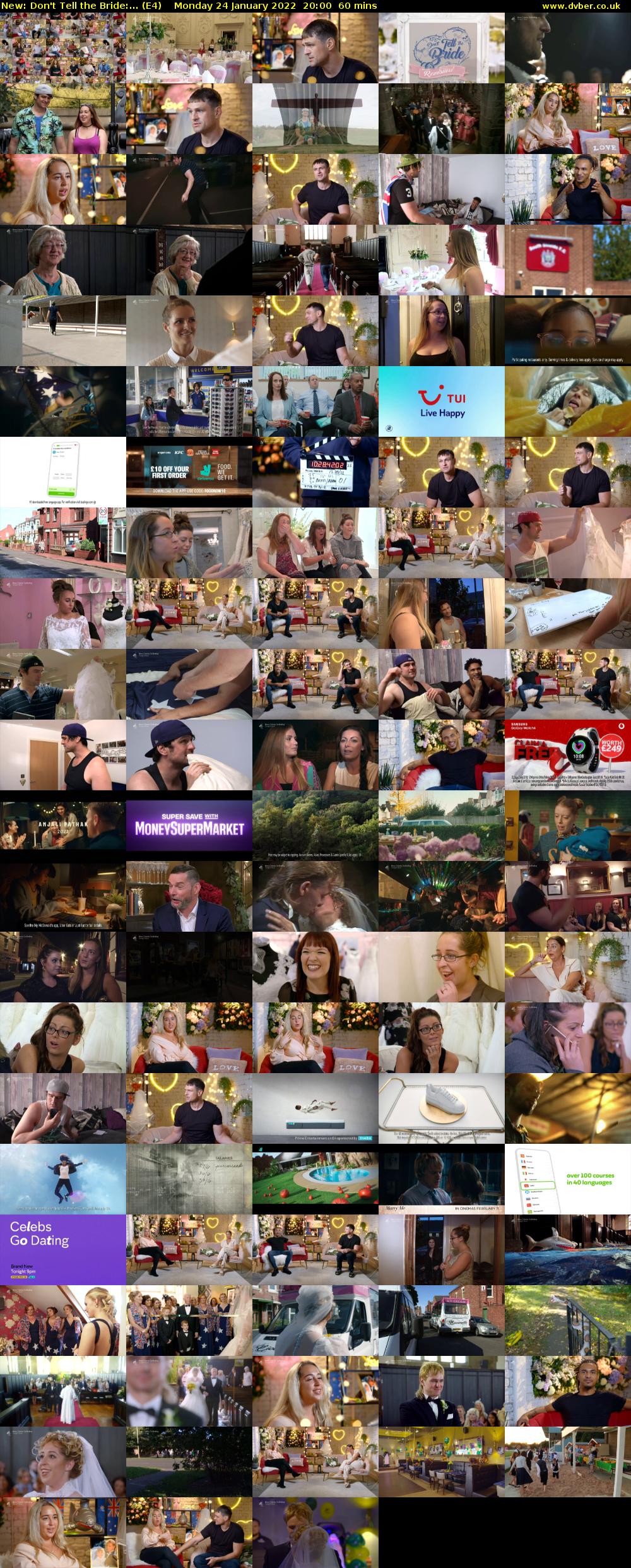 Don't Tell the Bride:... (E4) Monday 24 January 2022 20:00 - 21:00