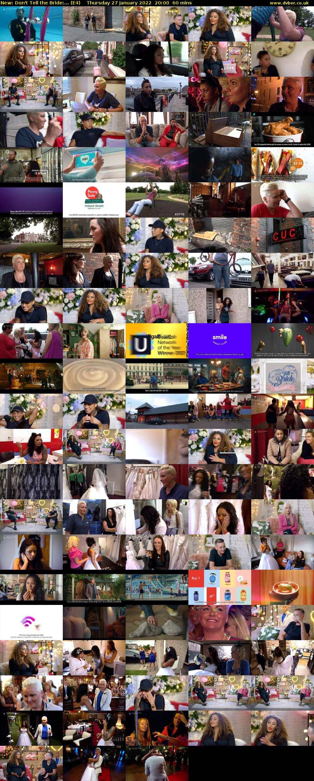 Don't Tell the Bride:... (E4) Thursday 27 January 2022 20:00 - 21:00
