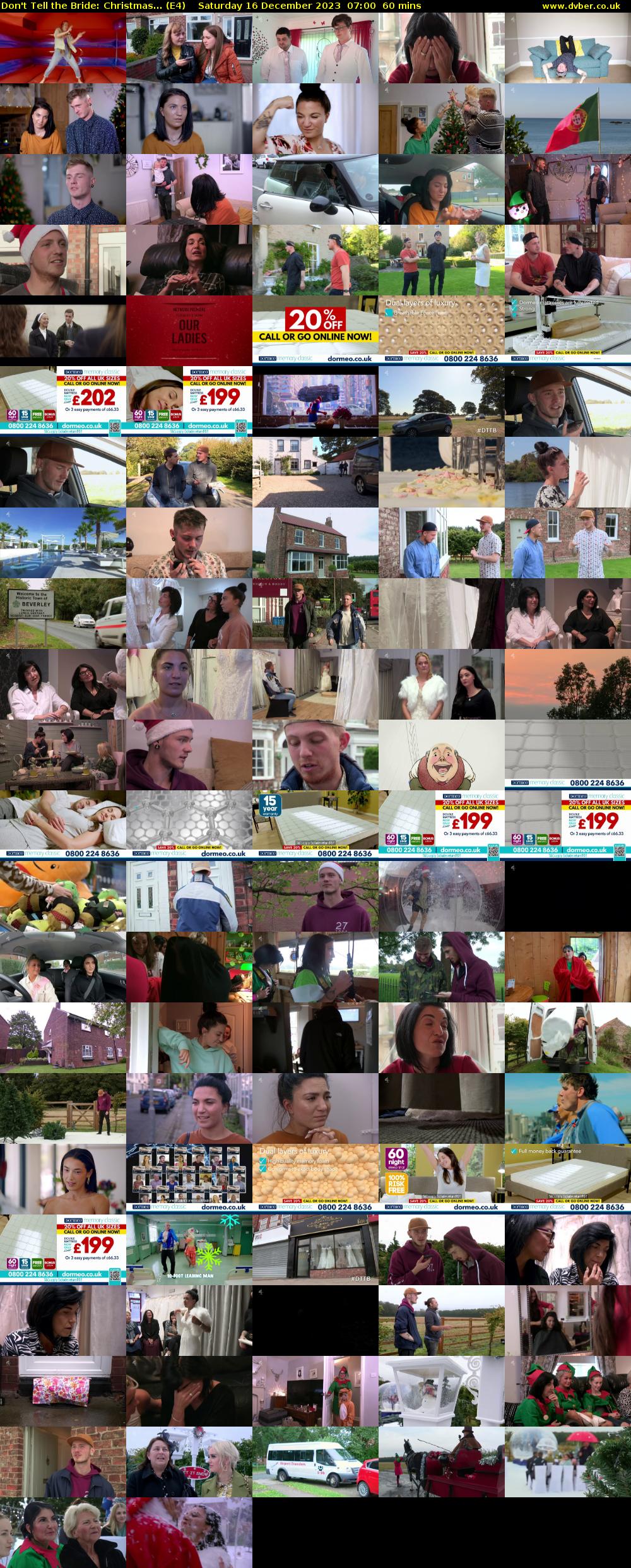 Don't Tell the Bride: Christmas... (E4) Saturday 16 December 2023 07:00 - 08:00