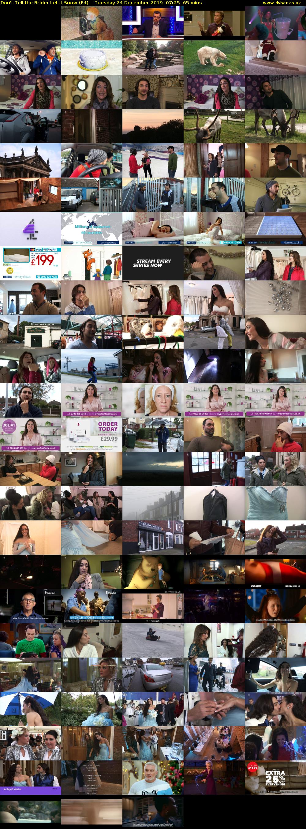 Don't Tell the Bride: Let It Snow (E4) Tuesday 24 December 2019 07:25 - 08:30