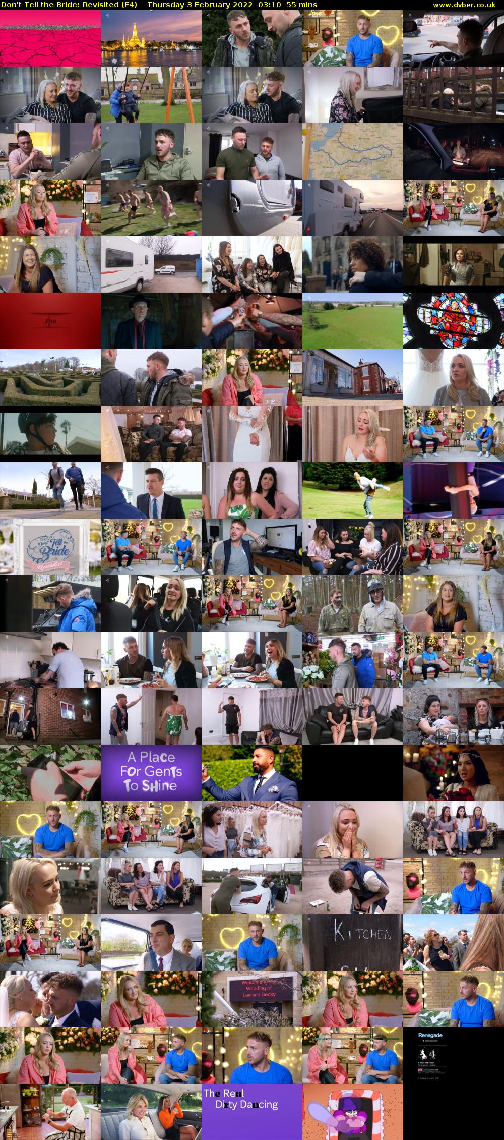 Don't Tell the Bride: Revisited (E4) Thursday 3 February 2022 03:10 - 04:05