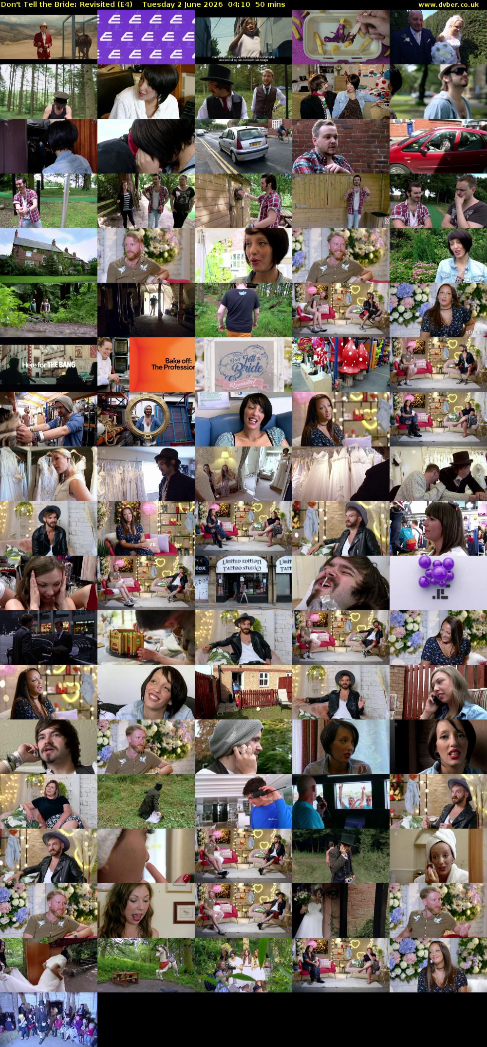 Don't Tell the Bride: Revisited (E4) Tuesday 2 June 2026 04:10 - 05:00