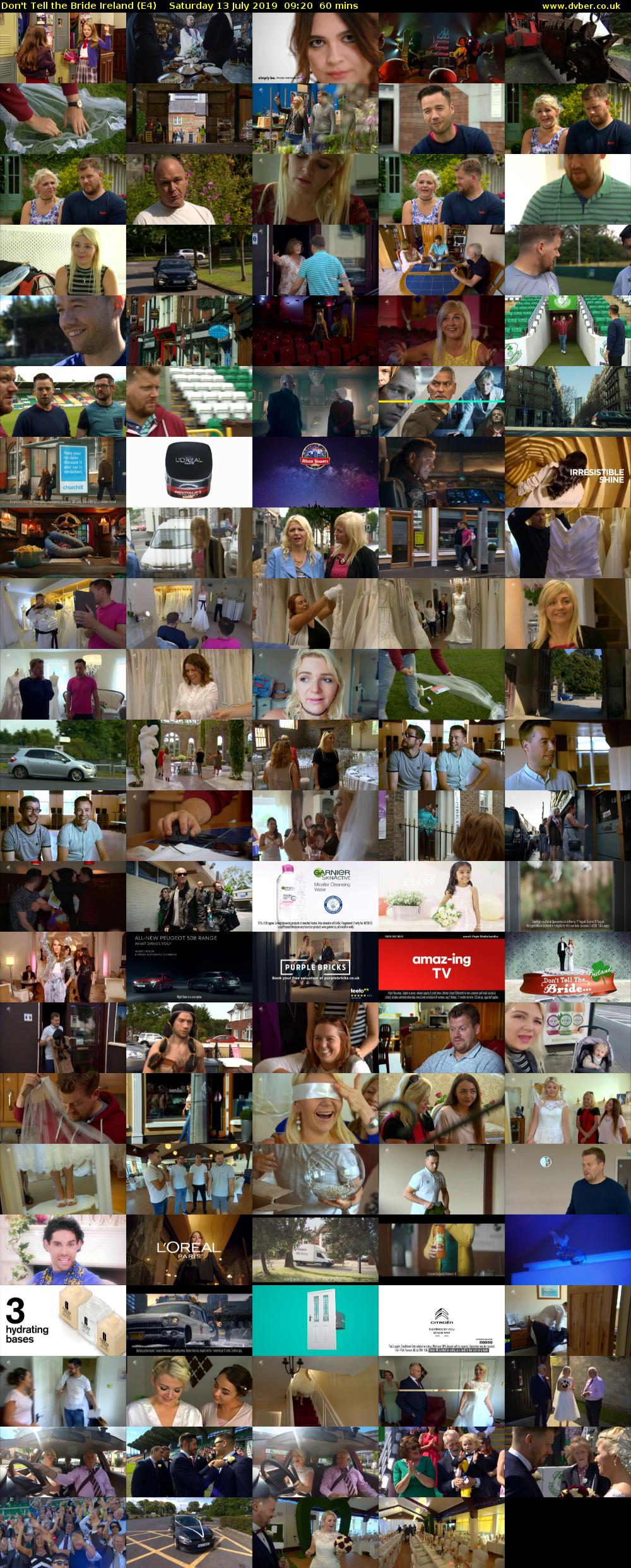 Don't Tell the Bride Ireland (E4) Saturday 13 July 2019 09:20 - 10:20